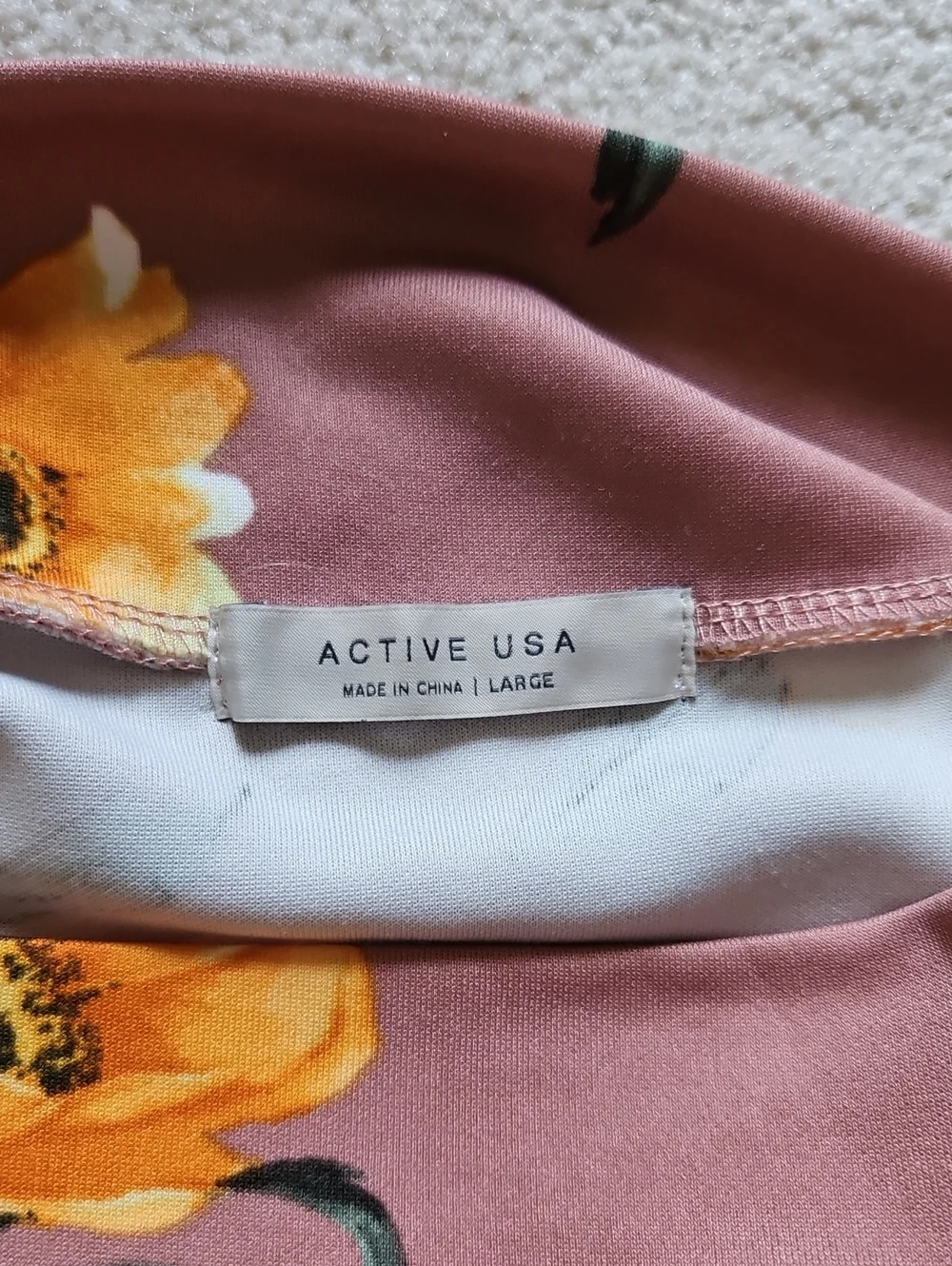Active USA Mauve Floral Tie-Front Pencil Skirt